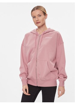 Converse Bluza Os Wordmark Fz Hoodie 10024532-A07 Różowy Regular Fit ze sklepu MODIVO w kategorii Bluzy damskie - zdjęcie 181097183