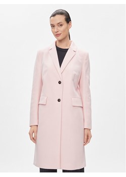Tommy Hilfiger Płaszcz wełniany Classic WW0WW41662 Różowy Regular Fit ze sklepu MODIVO w kategorii Płaszcze damskie - zdjęcie 181097300