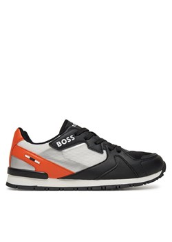 BOSS Sneakersy J51646 S Czarny ze sklepu MODIVO w kategorii Buty sportowe dziecięce - zdjęcie 181097350
