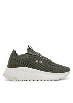 BOSS Sneakersy Ttnm Evo 50536413 Zielony ze sklepu MODIVO w kategorii Buty sportowe damskie - zdjęcie 181097353