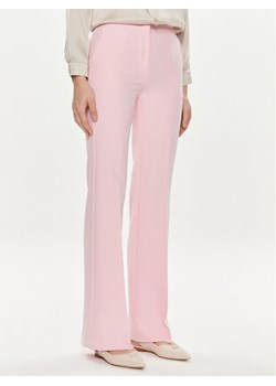 Maryley Spodnie materiałowe 24EB587/43OR Różowy Wide Leg ze sklepu MODIVO w kategorii Spodnie damskie - zdjęcie 181097583