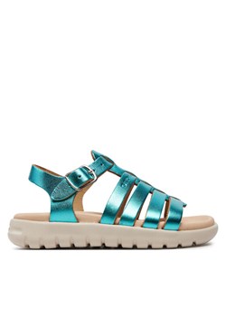 Geox Sandały J Sandal Soleima Gir J35GSB 000CF C3035 M Zielony - id: 0000303475031 - marki Geox - 181097662 Geox Sandały J Sandal Soleima Gir J35GSB 000CF C3035 M Zielony ze sklepu MODIVO w kategorii Sandały dziecięce - zdjęcie 181097662