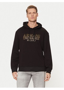 Armani Exchange Bluza XM000332 AF12269 UC001 Czarny Regular Fit ze sklepu MODIVO w kategorii Bluzy męskie - zdjęcie 181097702