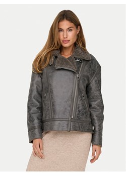 ONLY Kurtka z imitacji skóry Betty 15322044 Brązowy Regular Fit ze sklepu MODIVO w kategorii Kurtki damskie - zdjęcie 181097743