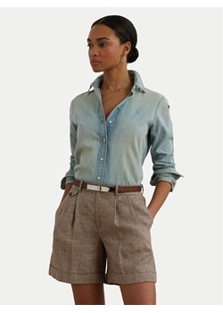 LAUREN RALPH LAUREN Koszula jeansowa 200963850001 Niebieski Classic Fit ze sklepu MODIVO w kategorii Koszule damskie - zdjęcie 181097744