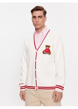 Guess Kardigan Liam M4RR26 Z2ZK2 Biały Regular Fit ze sklepu MODIVO w kategorii Swetry męskie - zdjęcie 181097893