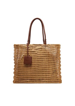TWINSET Torebka 251LB7ADD Brązowy ze sklepu MODIVO w kategorii Torby Shopper bag - zdjęcie 181097940