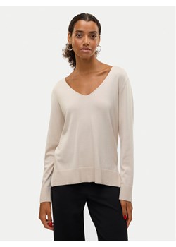 Vero Moda Bluzka Silje 10320451 Beżowy Loose Fit ze sklepu MODIVO w kategorii Bluzki damskie - zdjęcie 181098003