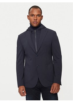Hechter Paris Marynarka 15885 142155 Granatowy Regular Fit ze sklepu MODIVO w kategorii Marynarki męskie - zdjęcie 181098100