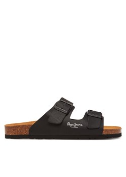 Pepe Jeans Klapki PLS90638 Czarny ze sklepu MODIVO w kategorii Klapki damskie - zdjęcie 181098121