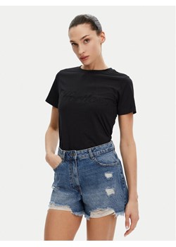 Silvian Heach T-Shirt GPP25110TS Czarny Regular Fit ze sklepu MODIVO w kategorii Bluzki damskie - zdjęcie 181098130
