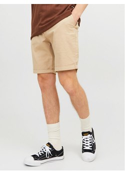 Jack&Jones Szorty materiałowe Fury 12206889 Beżowy Regular Fit ze sklepu MODIVO w kategorii Spodenki męskie - zdjęcie 181098134
