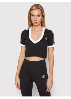 adidas T-Shirt adicolor Classics HC2040 Czarny Slim Fit ze sklepu MODIVO w kategorii Bluzki damskie - zdjęcie 181098221