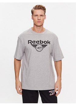 Reebok T-Shirt Basketball IL4423 Szary Regular Fit ze sklepu MODIVO w kategorii T-shirty męskie - zdjęcie 181098260