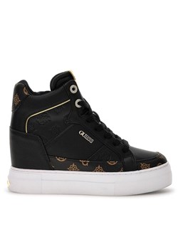 Guess Sneakersy Fridan FL7FRI FAL12 Czarny ze sklepu MODIVO w kategorii Buty sportowe damskie - zdjęcie 181098434