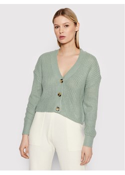 ONLY Kardigan Carol 15211521 Zielony Relaxed Fit ze sklepu MODIVO w kategorii Swetry damskie - zdjęcie 181098480
