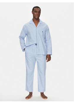 Polo Ralph Lauren Piżama 714899627011 Błękitny Regular Fit ze sklepu MODIVO w kategorii Piżamy męskie - zdjęcie 181098483