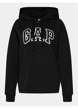 Gap Bluza 463503-02 Czarny Regular Fit ze sklepu MODIVO w kategorii Bluzy damskie - zdjęcie 181098620