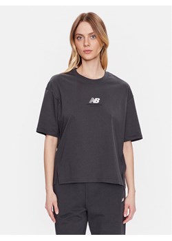 New Balance T-Shirt WT31511 Szary Oversize ze sklepu MODIVO w kategorii Bluzki damskie - zdjęcie 181098790