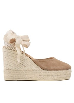 Manebi Espadryle Wedge Espadrilles W 1.9 WV Brązowy ze sklepu MODIVO w kategorii Espadryle damskie - zdjęcie 181098842