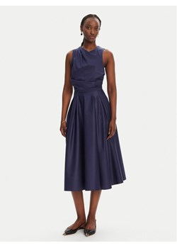 Elisabetta Franchi Sukienka koktajlowa AB-T52-52E2-V440 Granatowy Regular Fit ze sklepu MODIVO w kategorii Sukienki - zdjęcie 181098861