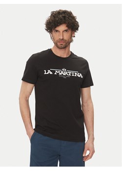 La Martina T-Shirt Aguer MAR304 JS206 Czarny Regular Fit ze sklepu MODIVO w kategorii T-shirty męskie - zdjęcie 181099034