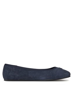Tommy Hilfiger Baleriny Th Hardware Suede Ballerina FW0FW08655 Granatowy ze sklepu MODIVO w kategorii Balerinki - zdjęcie 181099040