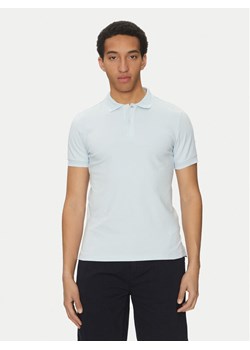 Geox Polo M5510R T3236 F4508 Błękitny Regular Fit ze sklepu MODIVO w kategorii T-shirty męskie - zdjęcie 181099231