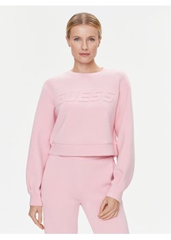 Guess Bluza Cindra V3BQ15 K7UW2 Różowy Regular Fit ze sklepu MODIVO w kategorii Bluzy damskie - zdjęcie 181099421