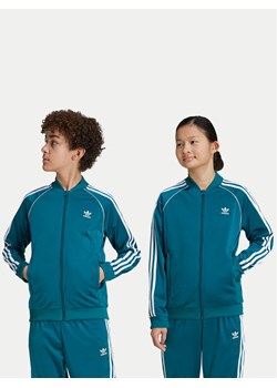 adidas Bluza adicolor SST IY7452 Turkusowy Regular Fit ze sklepu MODIVO w kategorii Bluzy chłopięce - zdjęcie 181099441