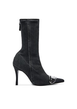 Diesel Botki 95mm D-Venus Y03413P6078 Czarny ze sklepu MODIVO w kategorii Botki - zdjęcie 181099473