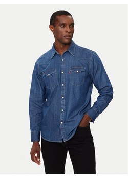 Levi's® Koszula jeansowa Barstow Western 85744-0041 Niebieski Regular Fit ze sklepu MODIVO w kategorii Koszule męskie - zdjęcie 181099520