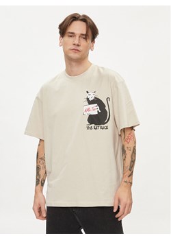 Only & Sons T-Shirt Banksy 22024752 Beżowy Relaxed Fit ze sklepu MODIVO w kategorii T-shirty męskie - zdjęcie 181099562