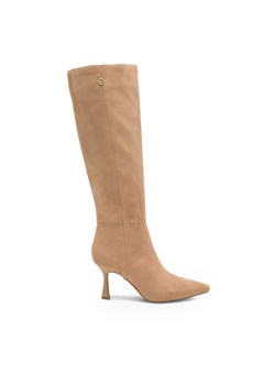 Nine West Kozaki MAIDA ZL23003-2CC Beżowy ze sklepu MODIVO w kategorii Kozaki damskie - zdjęcie 181099590