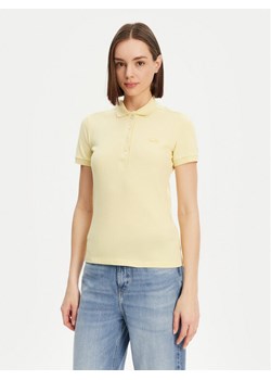 Lacoste Polo PF5462 Żółty Slim Fit ze sklepu MODIVO w kategorii Bluzki damskie - zdjęcie 181099693