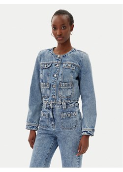 Morgan Kurtka jeansowa 251-VCHARME Niebieski Regular Fit ze sklepu MODIVO w kategorii Kurtki damskie - zdjęcie 181099891