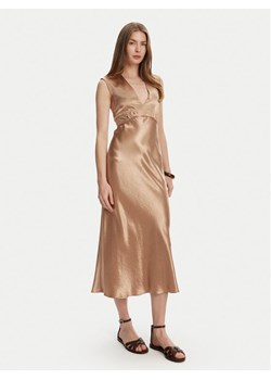 Max Mara Sukienka koktajlowa Glizia 2516221048 Brązowy Regular Fit ze sklepu MODIVO w kategorii Sukienki - zdjęcie 181100404