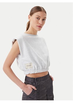 Alpha Industries Top Studio Edition 156031 Szary Regular Fit ze sklepu MODIVO w kategorii Bluzki damskie - zdjęcie 181100533