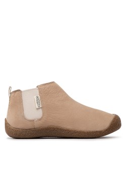 Keen Sztyblety Mosey Chelsea Leather 1026453 Beżowy ze sklepu MODIVO w kategorii Botki - zdjęcie 181100610