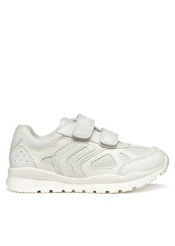 Geox Sneakersy J Pavel J5515A 0BUCE C1000 S Biały - id: 0000304619557 - marki Geox - 181100624 Geox Sneakersy J Pavel J5515A 0BUCE C1000 S Biały ze sklepu MODIVO w kategorii Buty sportowe dziecięce - zdjęcie 181100624