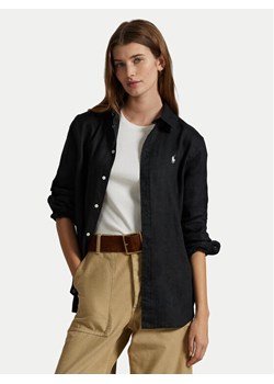 Polo Ralph Lauren Koszula 211970730003 Czarny Classic Fit ze sklepu MODIVO w kategorii Koszule damskie - zdjęcie 181100650