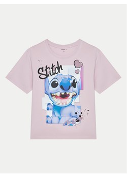 NAME IT T-Shirt 13238482 Różowy Regular Fit ze sklepu MODIVO w kategorii Bluzki dziewczęce - zdjęcie 181100702