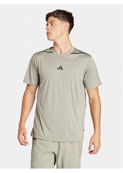 adidas Koszulka techniczna Designed for Training Adistrong IS3838 Zielony Slim Fit ze sklepu MODIVO w kategorii T-shirty męskie - zdjęcie 181100831