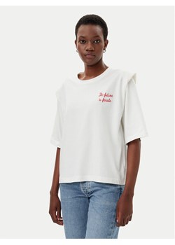 ViCOLO T-Shirt RD0013 Biały Regular Fit ze sklepu MODIVO w kategorii Bluzki damskie - zdjęcie 181100852