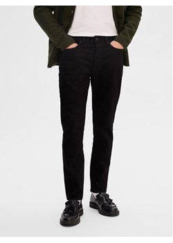 Selected Homme Chinosy 16090492 Czarny Slim Tapered Fit ze sklepu MODIVO w kategorii Spodnie męskie - zdjęcie 181100962