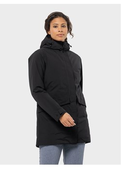 Jack Wolfskin Kurtka zimowa Tempelhof Coat 1116151 Czarny Regular Fit ze sklepu MODIVO w kategorii Kurtki damskie - zdjęcie 181101053