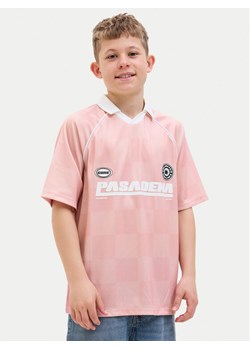 Jack&Jones Junior Polo 12278700 Różowy Loose Fit ze sklepu MODIVO w kategorii T-shirty chłopięce - zdjęcie 181101141