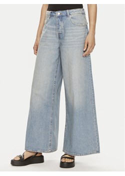 Gina Tricot Jeansy 22036 Niebieski Wide Leg ze sklepu MODIVO w kategorii Jeansy damskie - zdjęcie 181101142
