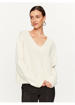 Pinko Sweter Salmone 102245 A1CH Écru Relaxed Fit ze sklepu MODIVO w kategorii Swetry damskie - zdjęcie 181101280