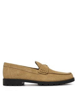 Coach Loafersy Jocelyn CZ376 Beżowy ze sklepu MODIVO w kategorii Lordsy damskie - zdjęcie 181101314